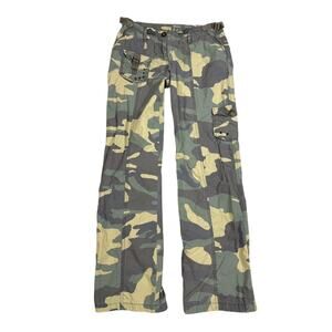 2000s Star Jeans Womens Size 7 Camo Cargo Pants Y2K